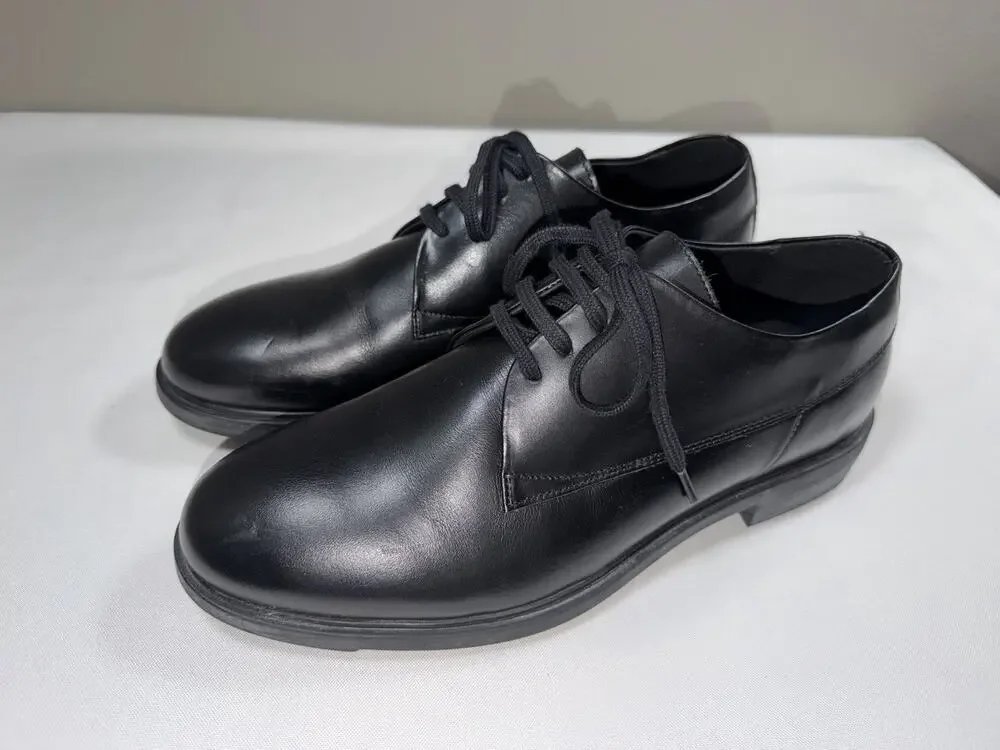 NWOT Shoe The Bear Copenhagen Men’s Size 40 / US 8 Black Leather Oxford Shoes